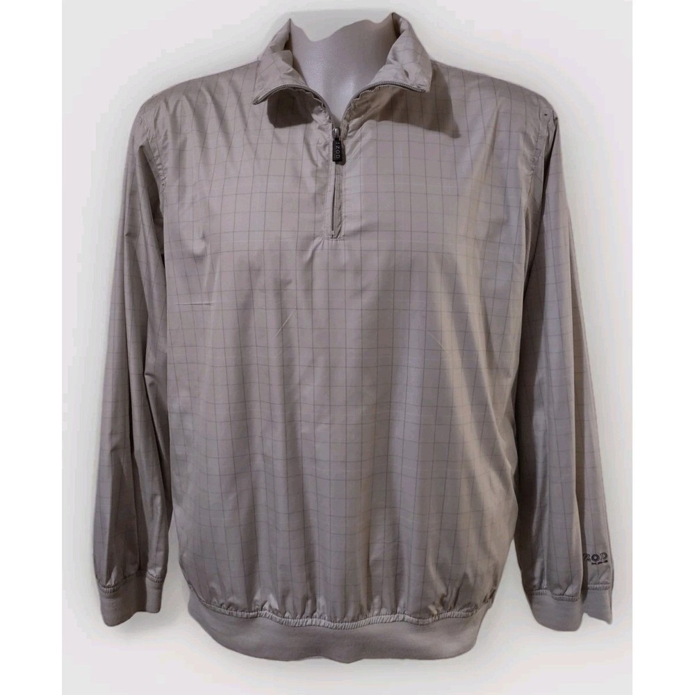 Izod XFG Pullover Men's Size L Xtreme Function Golfwear 1/4 Zip Windbreaker Mesh
